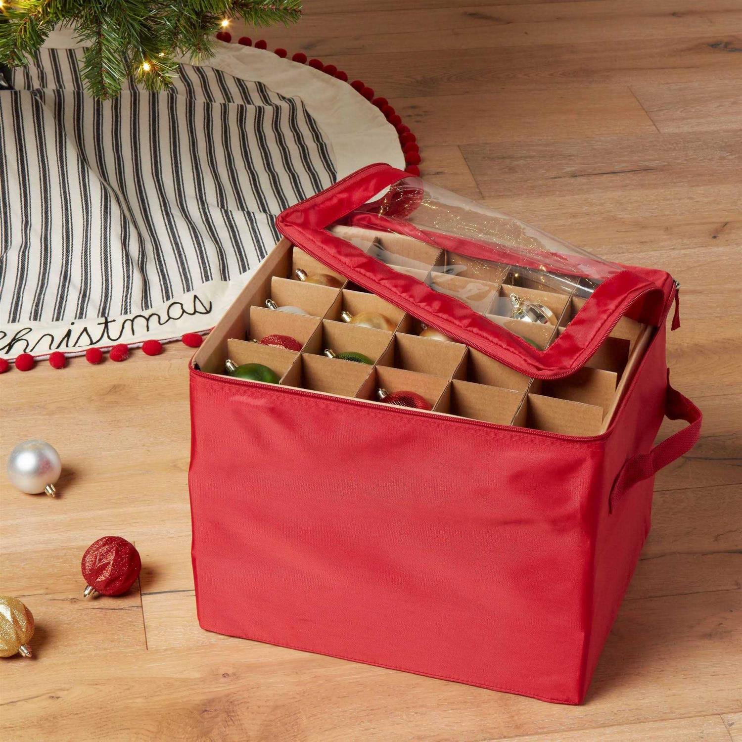 Wondershop Christmas Ornament Storage Bag Red - Image 3