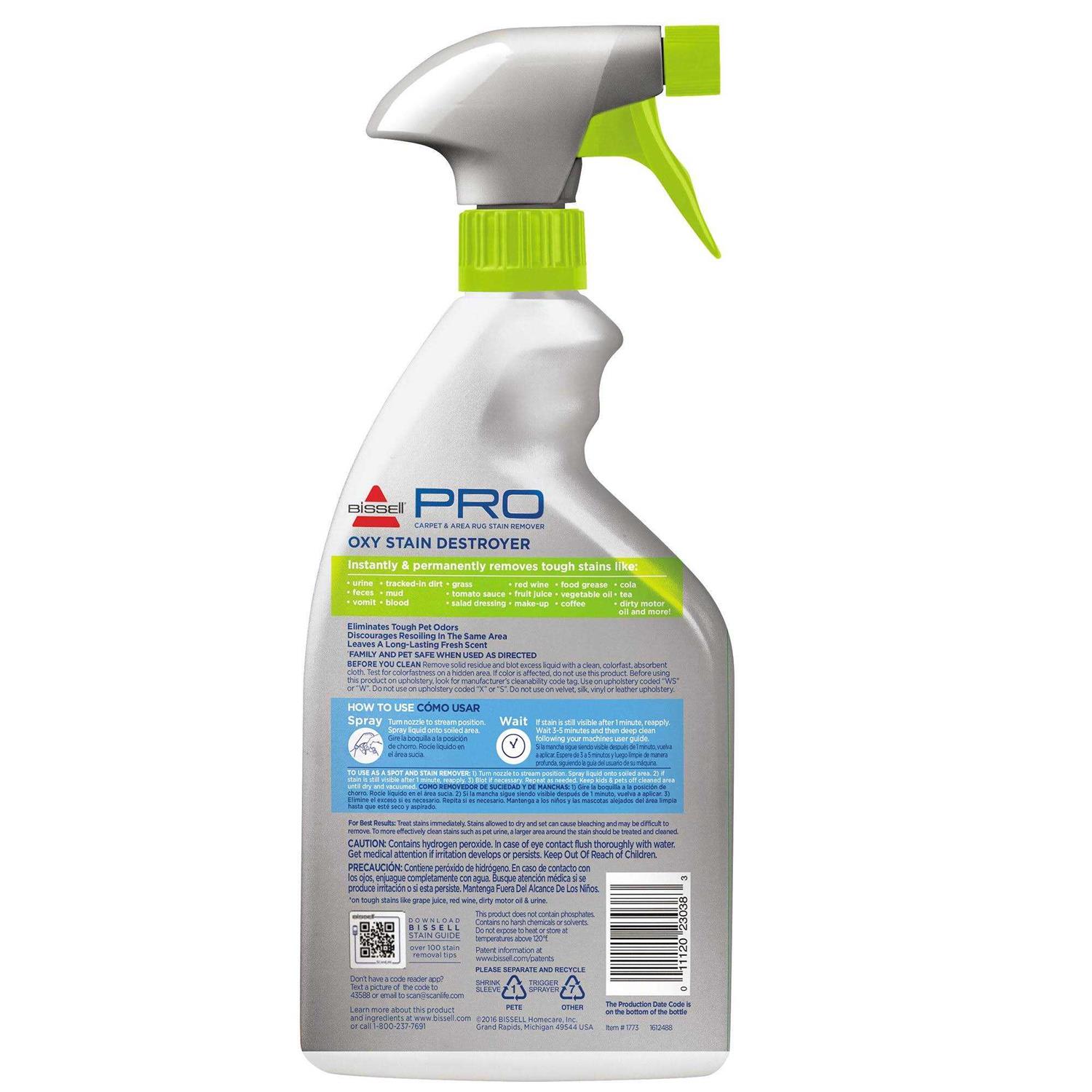 Bissell Pet Pro Oxy Stain Destroyer - Image 3