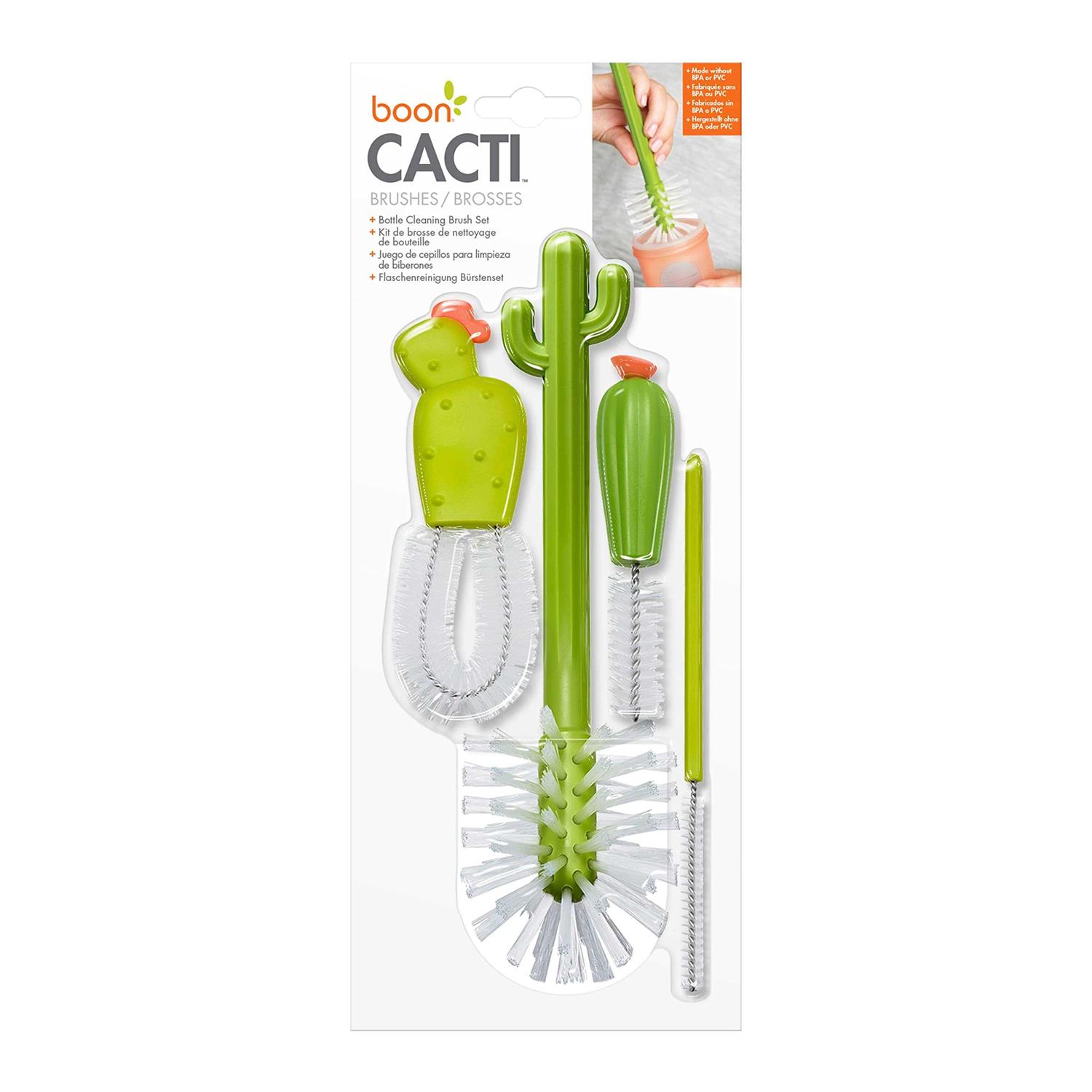 Boon Cacti Bottle Cleaning Brush Set - Image 3