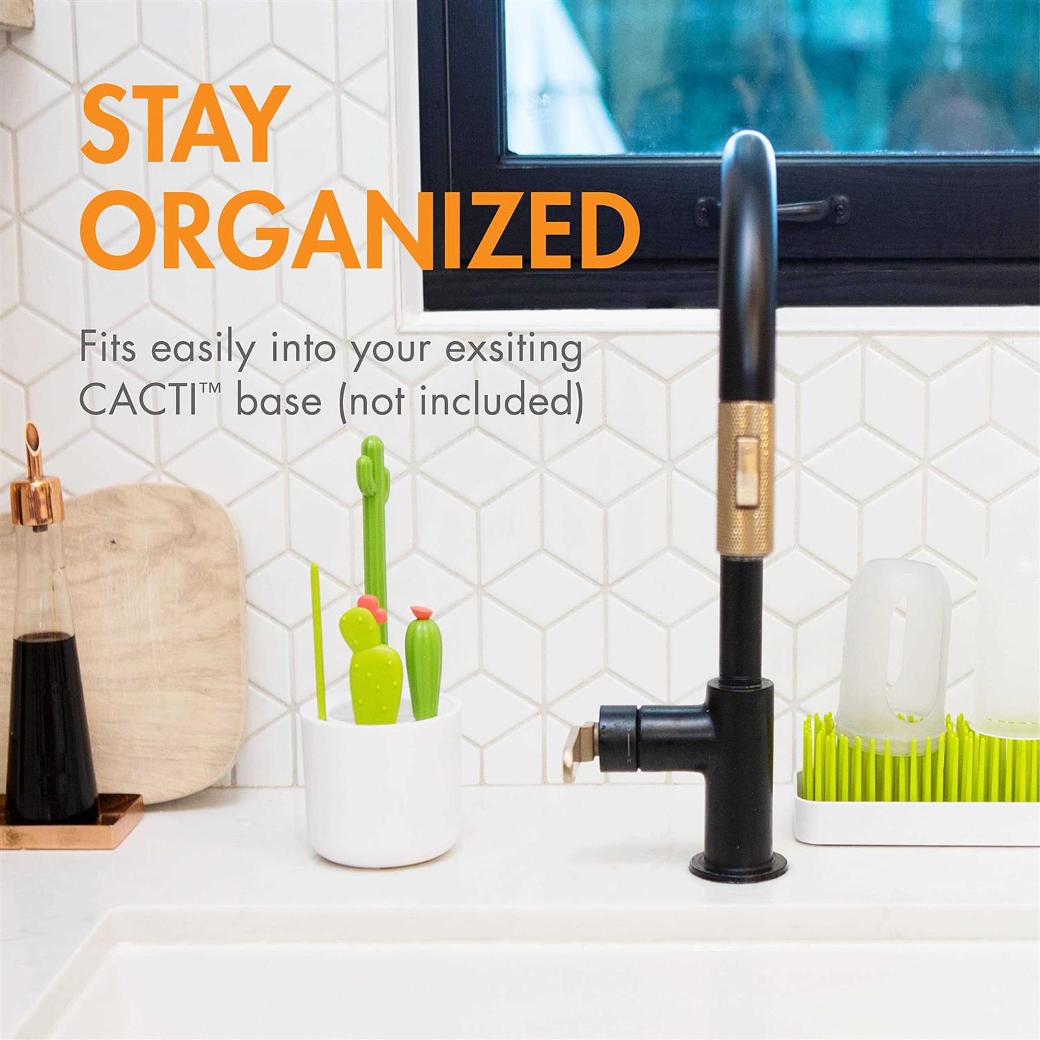 Boon Cacti Bottle Cleaning Brush Set - Image 4