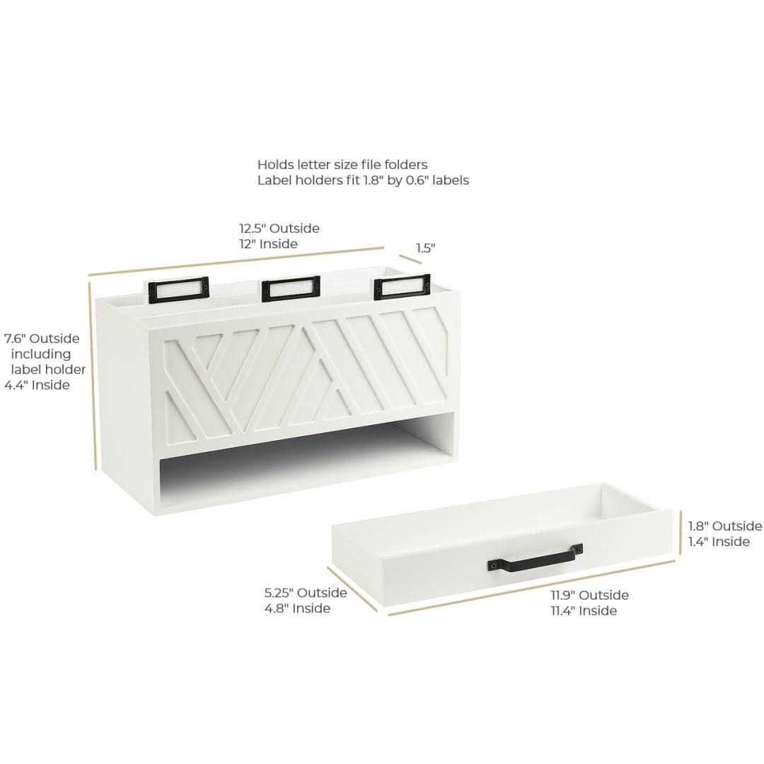 Blu Monaco Mail Organizer for Home Bill Organizer for Desk - Image 3
