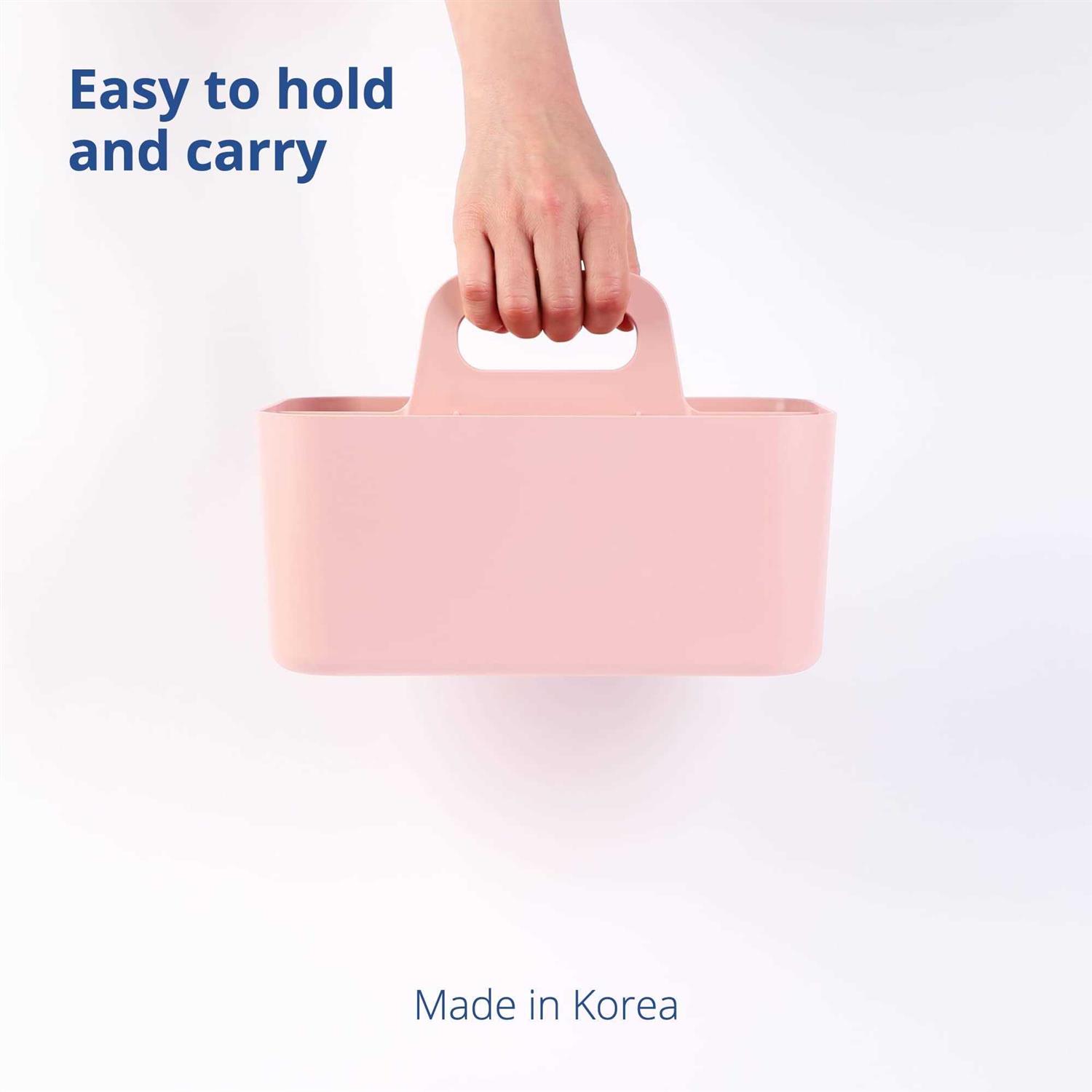 Blue Ginkgo Plastic Storage Caddy Organizer - Image 3