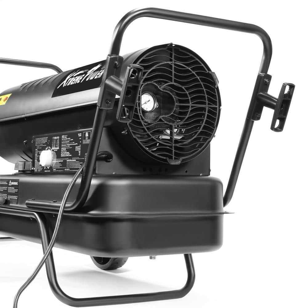 XtremepowerUS 100K BTU Kerosene/Diesel Forced Air Portable Space Heater with Automatic Shutoff and Thermostat - Image 3