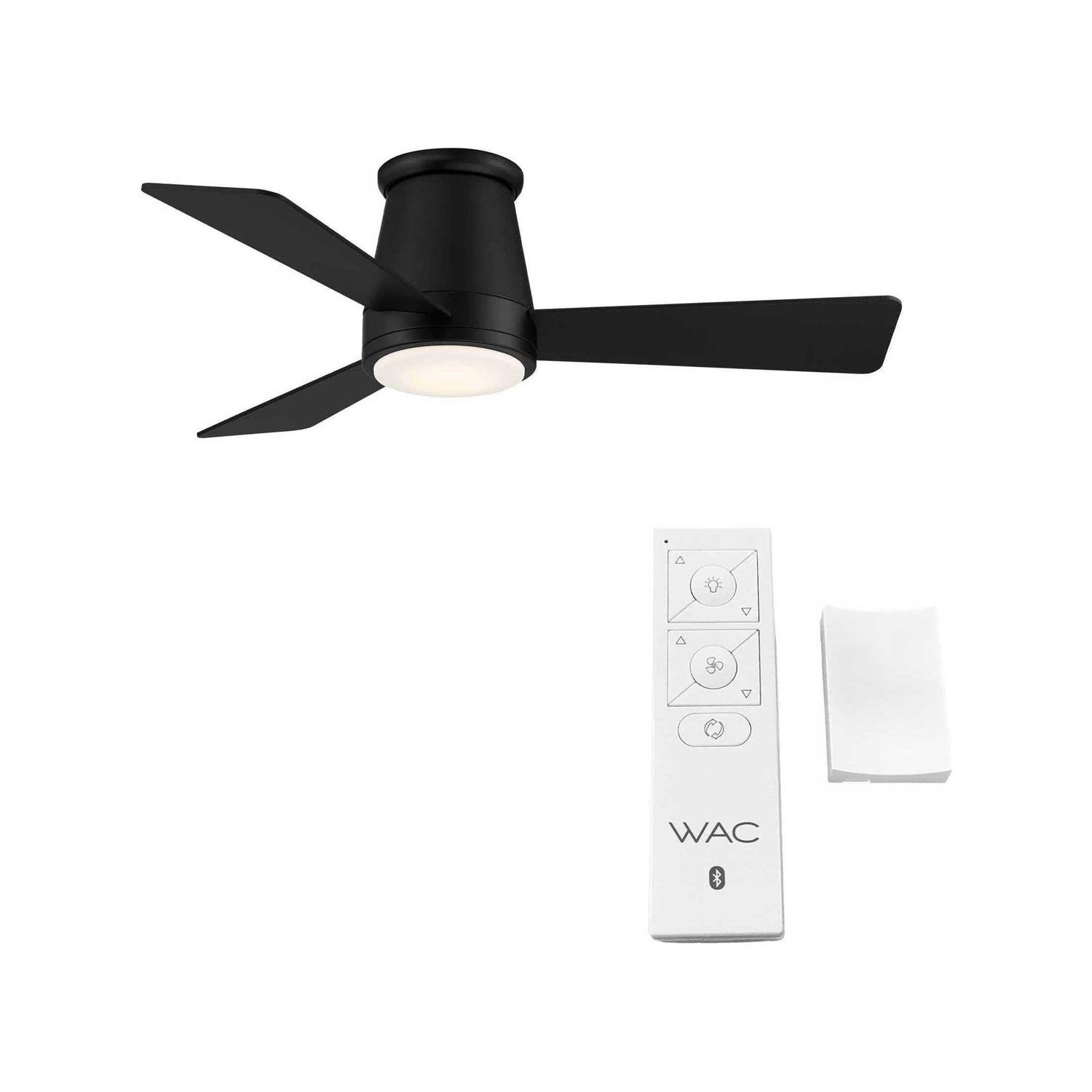 WAC Lighting-F-036L-Hug 3 Blade Flush Mount Ceiling Fan - Image 3