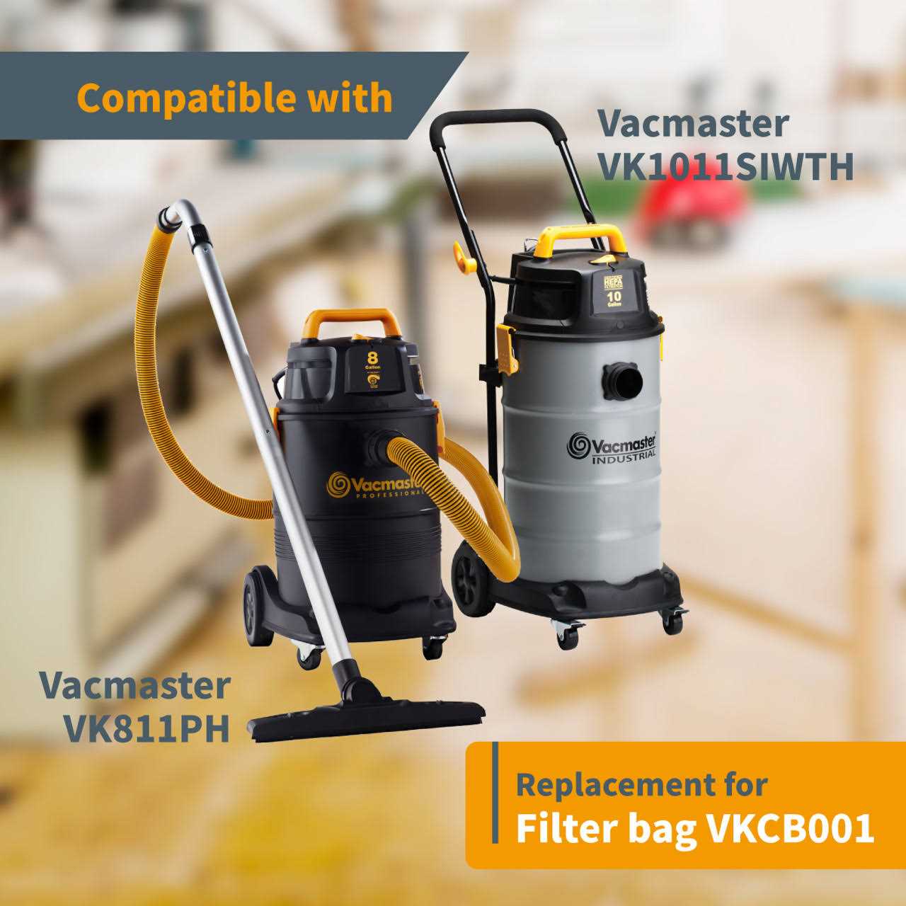 Powertec 75043 Fleece Filter Bags for Vacmaster VK811PH - Image 3