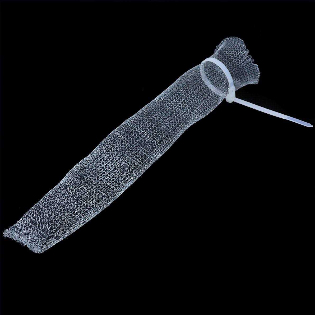 12 Pack Washing Machine Lint Traps with 12 Nylon Cable Ties Wobe Laundry Mesh Washer Sink Drain Hose Screen Filter the Laundry Water Lint Trap - Image 4