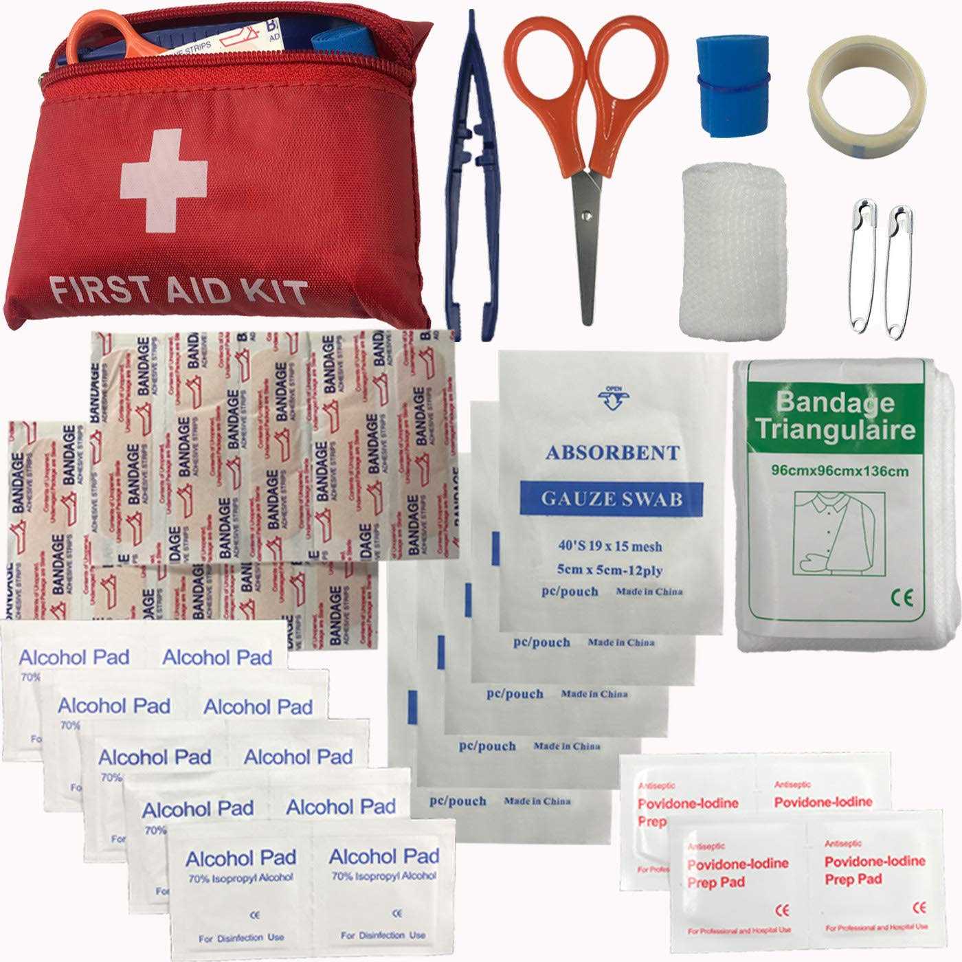 Alertoa Emergency Survival kits 65 pcs in 1 Survival Gears with First Aid Compass Knife Tactical Tools Cool Gadgets for Outdoor Camping Hiking Biking Home - Image 5