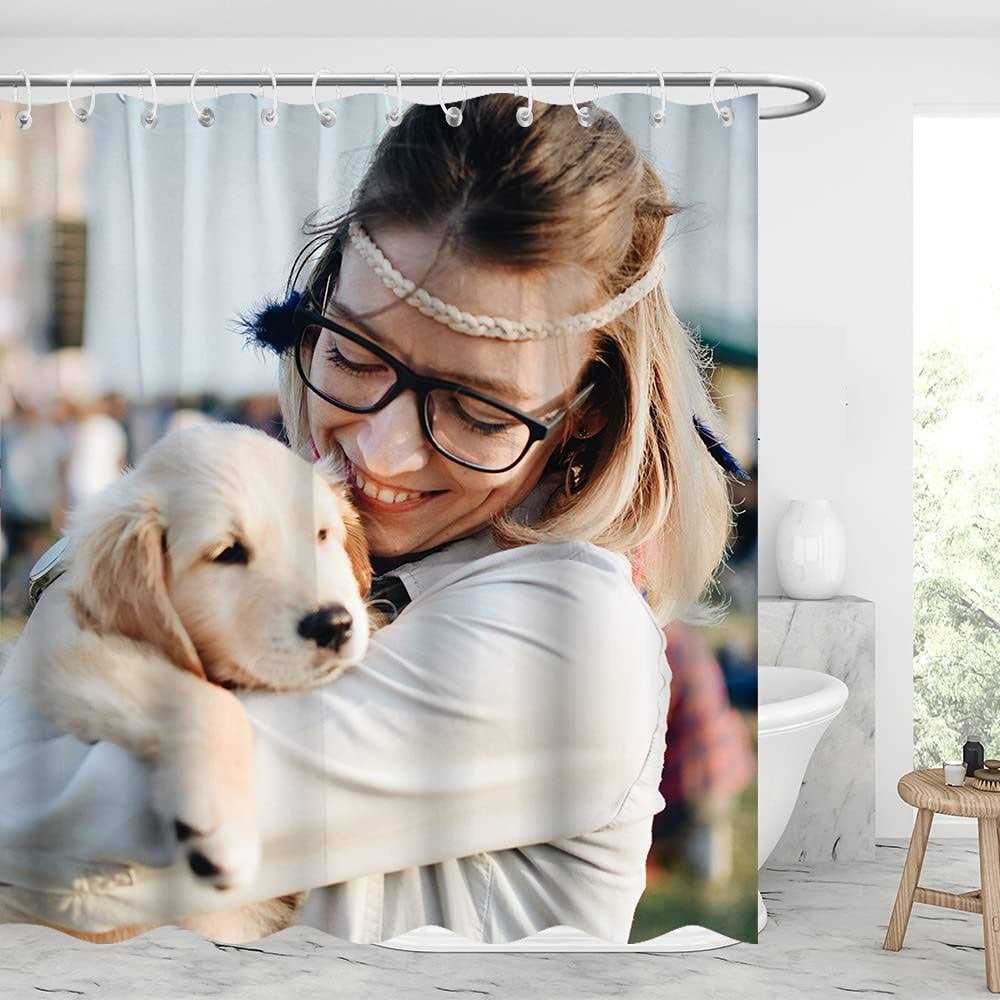 BLINGPAINTING Custom Photo Shower Curtains Custom Image Shower Curtain Custom Shower Curtain Personalized Shower Curtain - Image 4