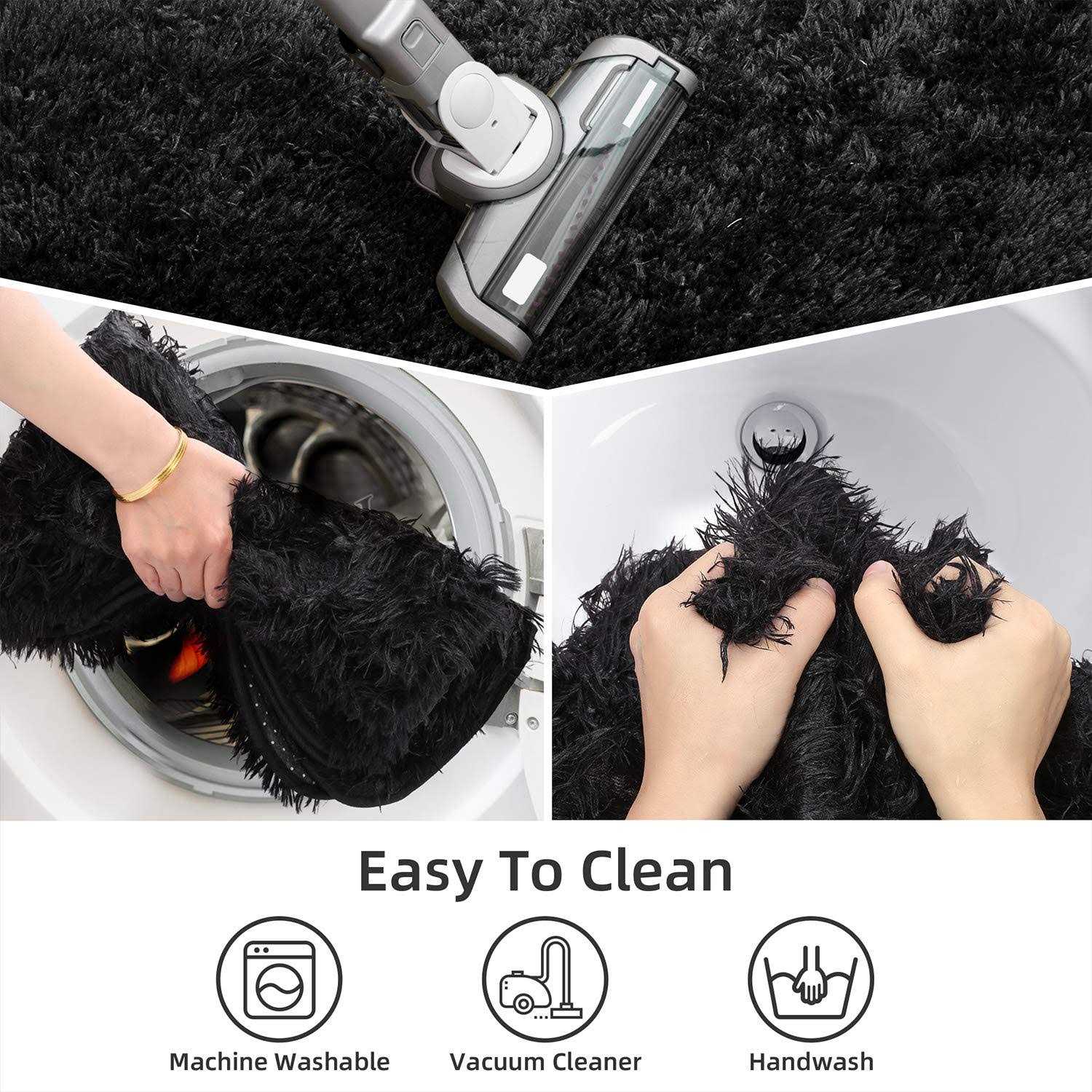 3 Piece Thicken 0.4 Bath Rugs Set Contour Mat + Toilet Seat Cover - Image 4