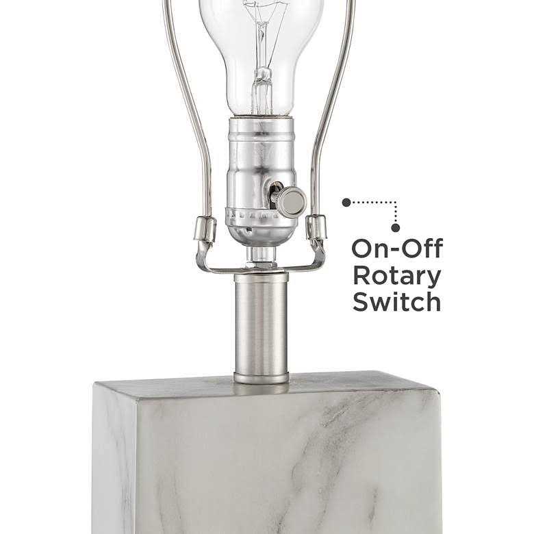 360 Lighting Connie Modern Table Lamps 25 Set of 2 with USB Charging - Image 5