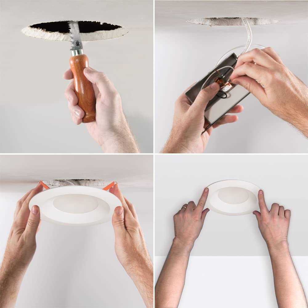 6 LED Downlight, 30/40/50K, White by Halo LTB6089FS351EWHDMR - Image 5