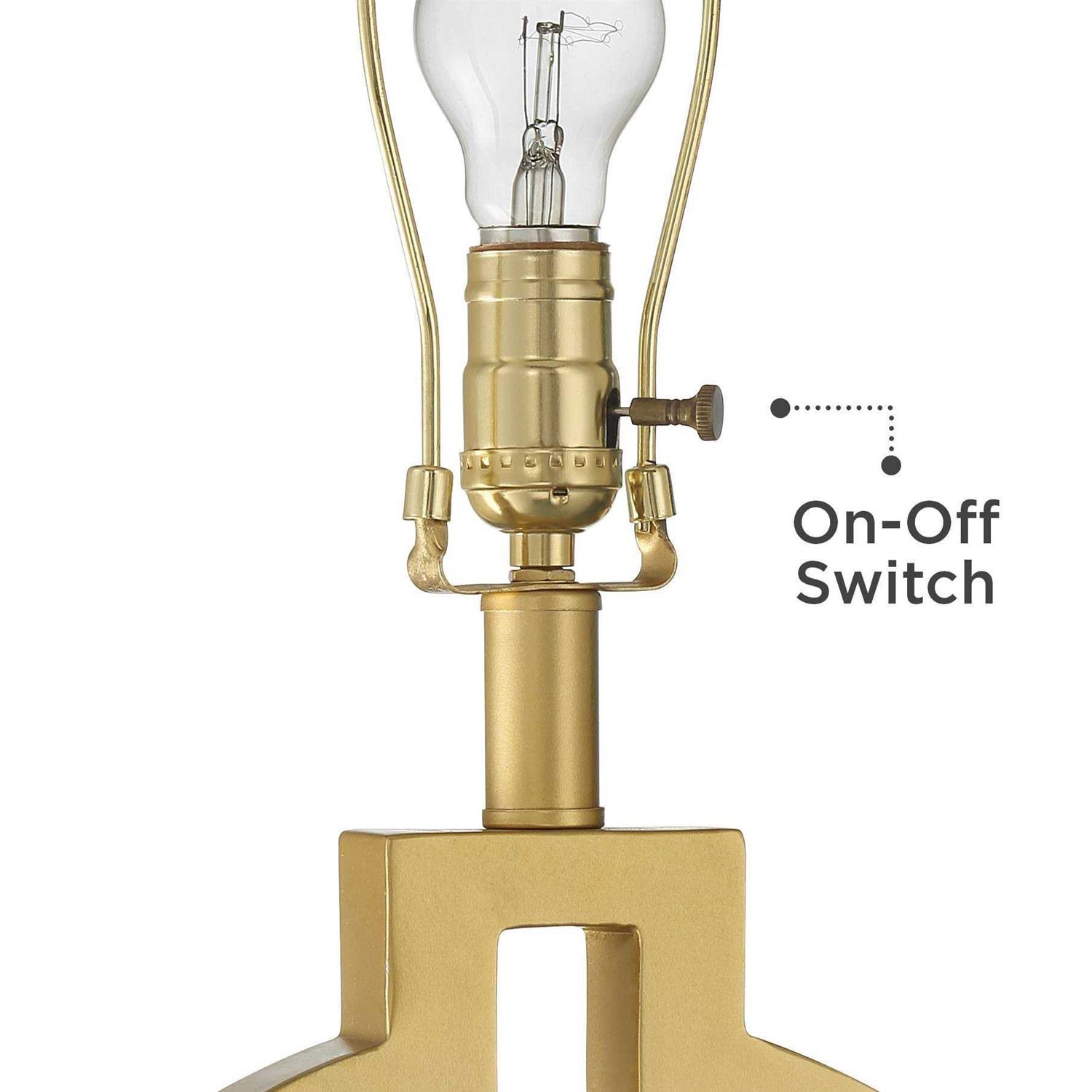 360 Lighting Lauren Modern Table Lamps Set of 2 Risers 28 1/2 inch Tall - Image 3