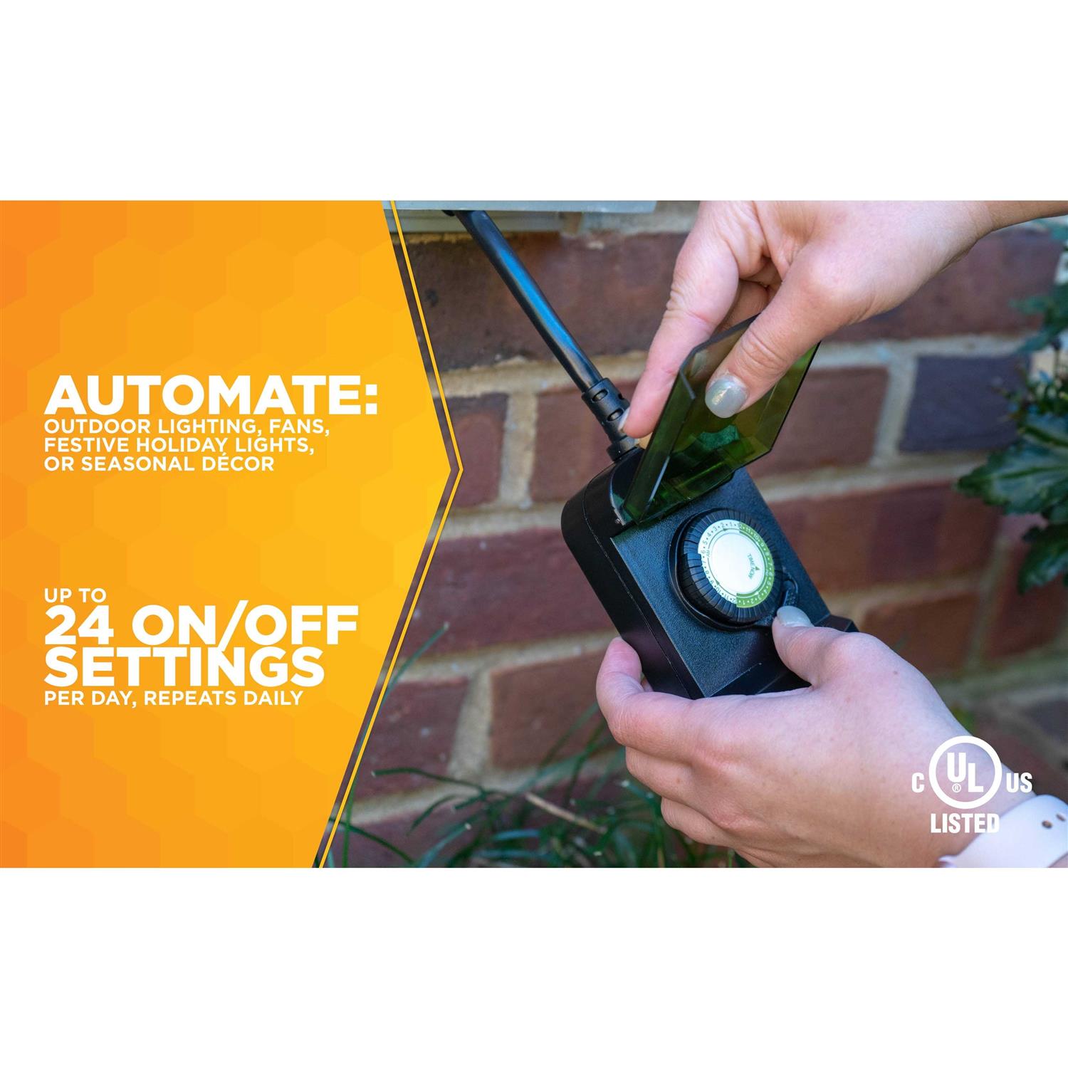 Woods Outdoor 24 Hour Mechanical Timer 50011 - Image 5