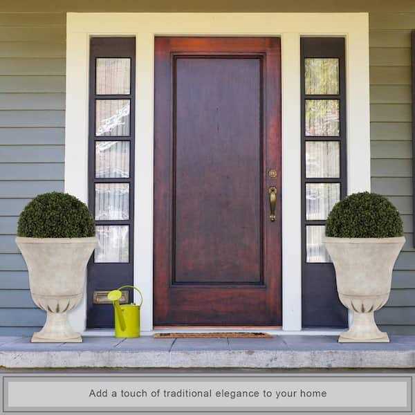 Worth Garden 15 in. x 22 Plastic Urn Planter - Image 5