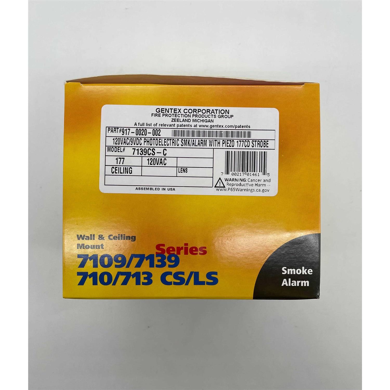Gentex 7139CSC Smoke Alarm 7139CS-C - Image 4